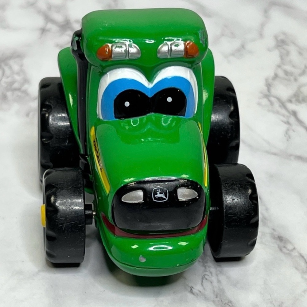 John Deere ERTL Character Tractor Toy Green Cartoon Farm Vehicle Model 2741 WY00 - Picture 5 of 8